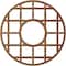 Ekena Millwork O'Neal Wood Fretwork Pierced Ceiling Medallion, Walnut, 36"OD x 13 1/8"ID x 1/4"T CMWP36X36X0250ONWA - alternate 2